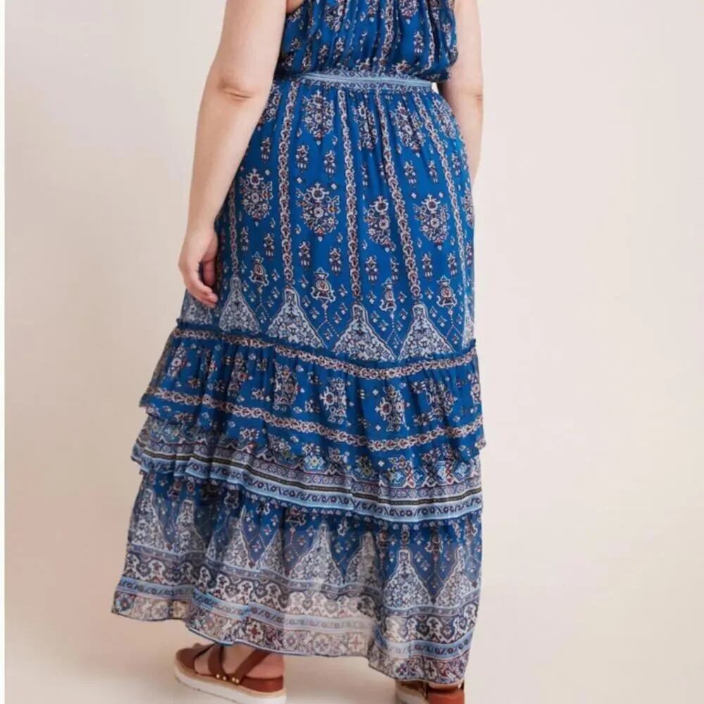 Anthropologie Sasha Ruffles Maxi Dress - XS - NWT - Picture 5 of 9